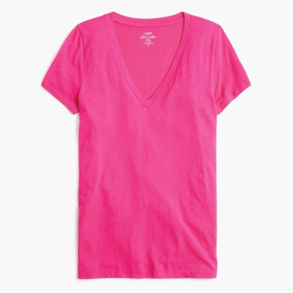*NWT!* J. Crew Slub Cotton V-Neck Tee